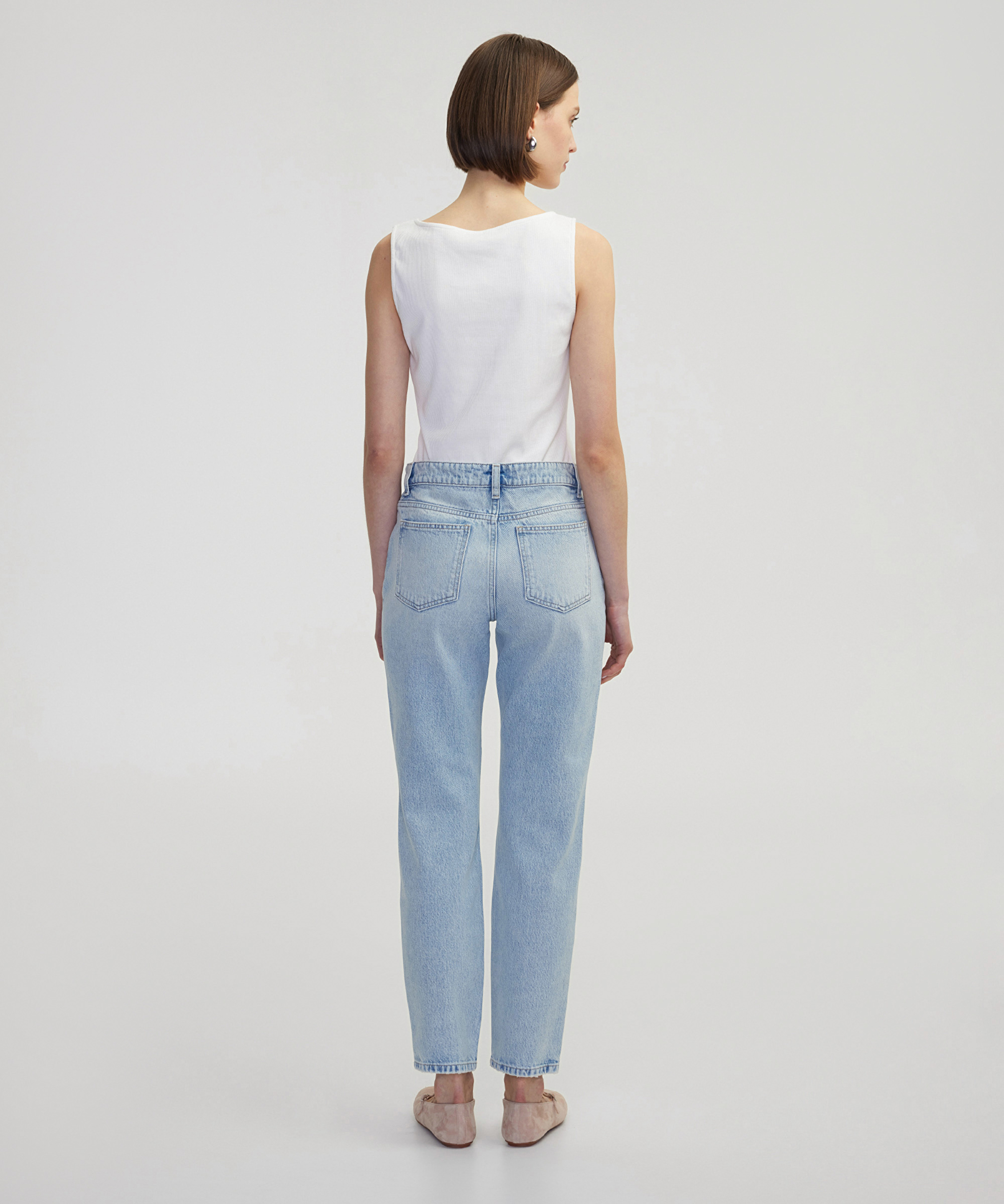 Eskitme efektli mom fit jean pantolon_2