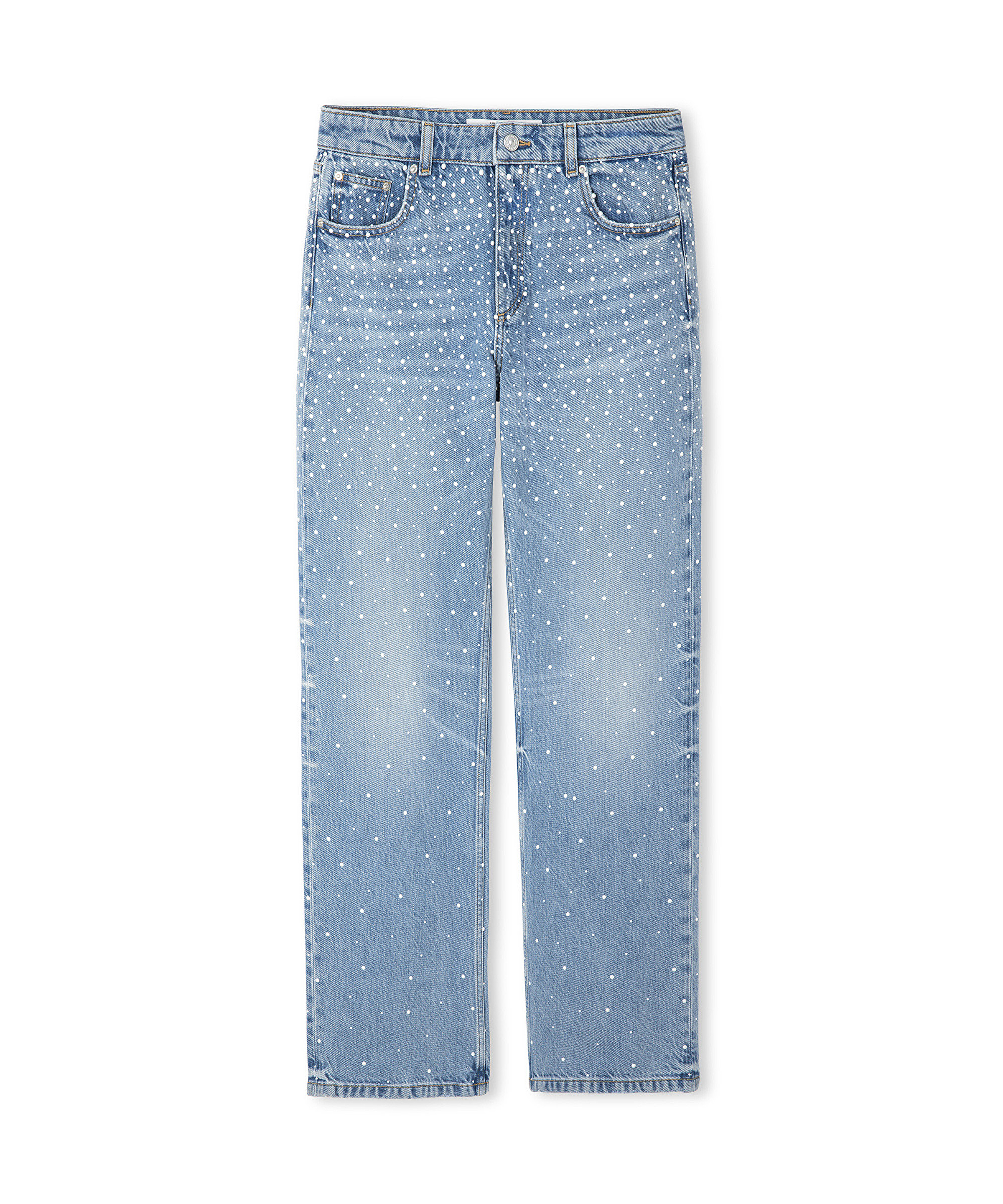 Hotfix baskılı wide leg jean pantolon_4