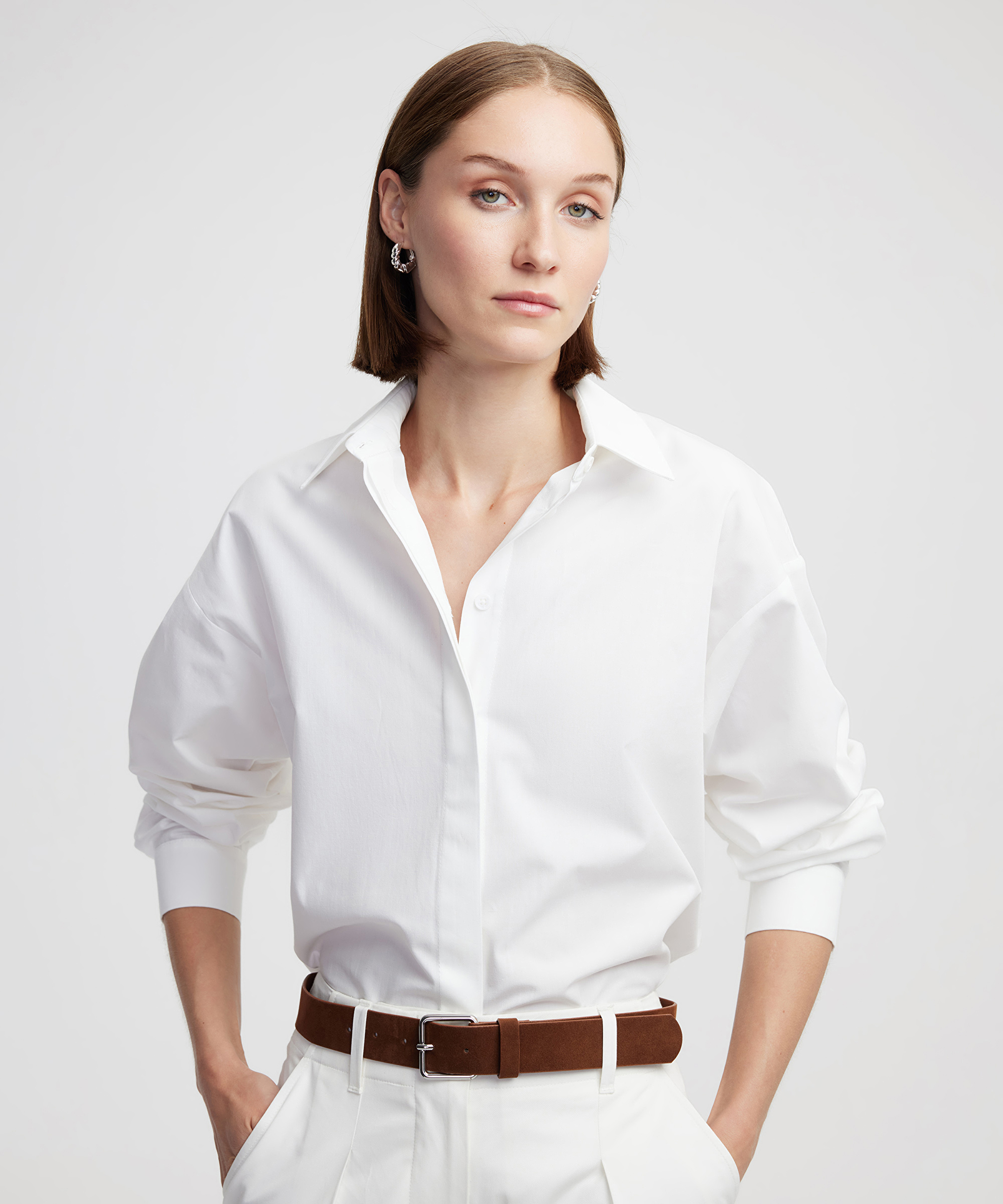 Basic poplin gömlek