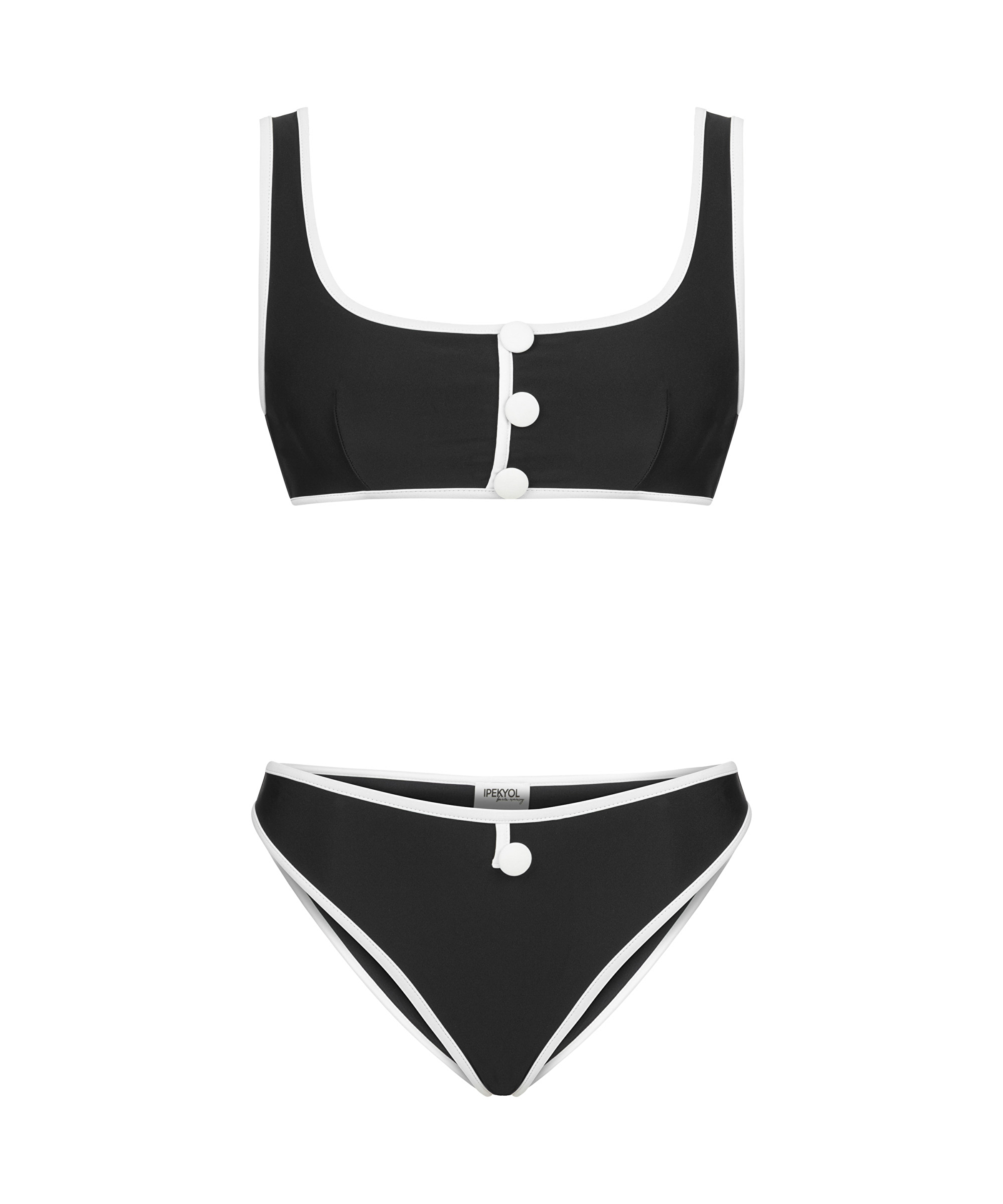 Düğme aksesuarlı bikini seti_2