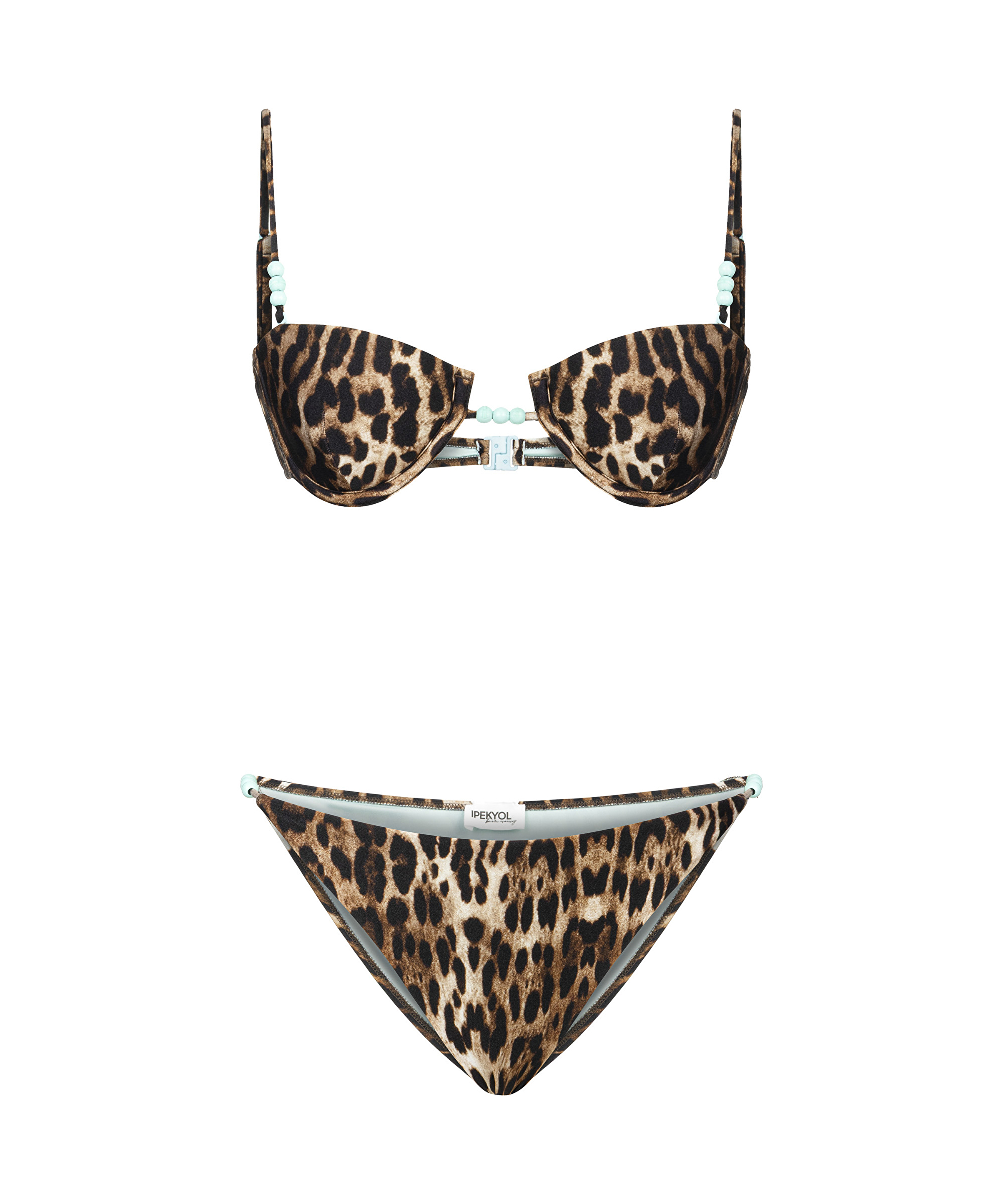 Leopar desen bikini seti_2
