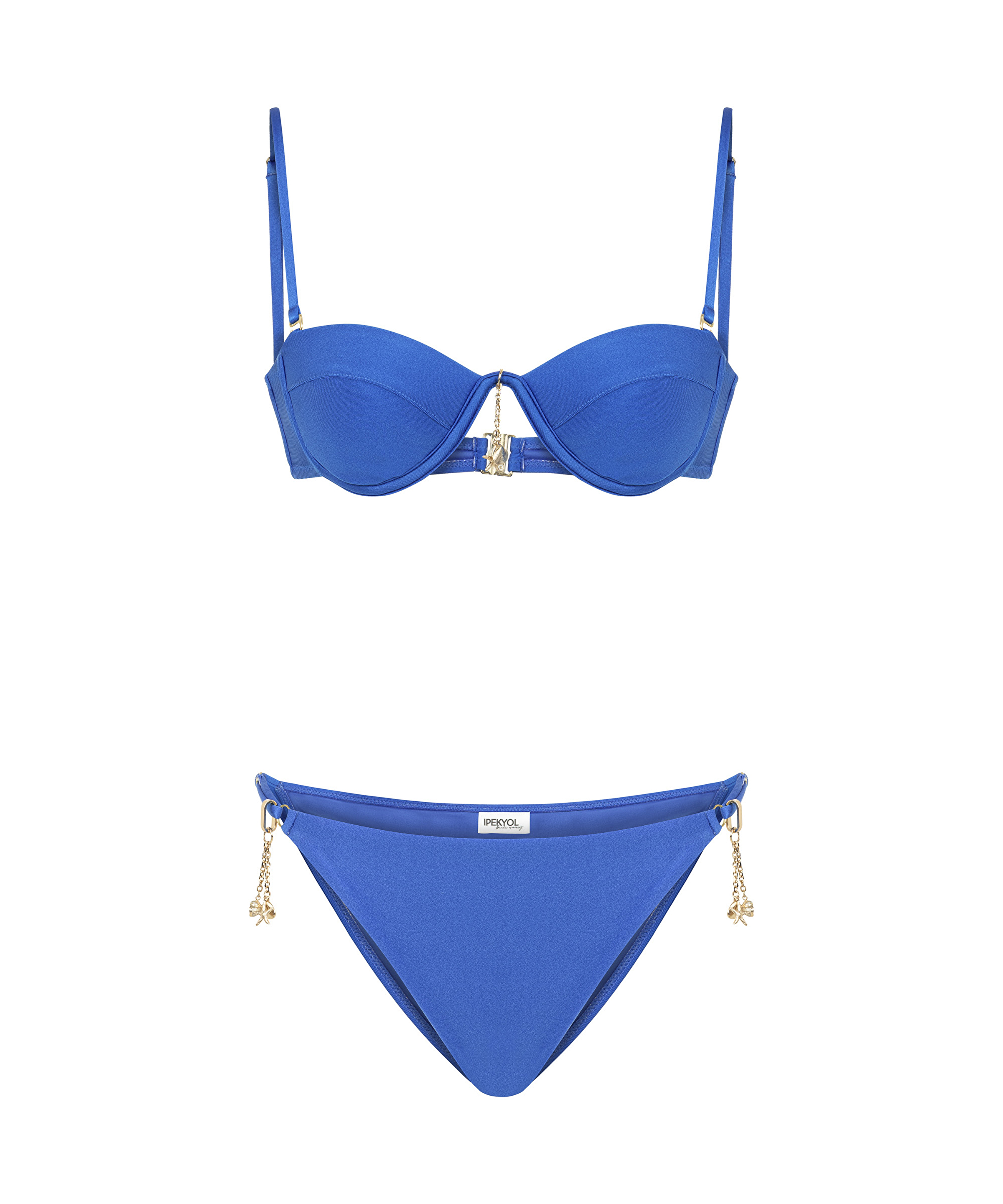 Sallantılı aksesuarlı bikini seti _2