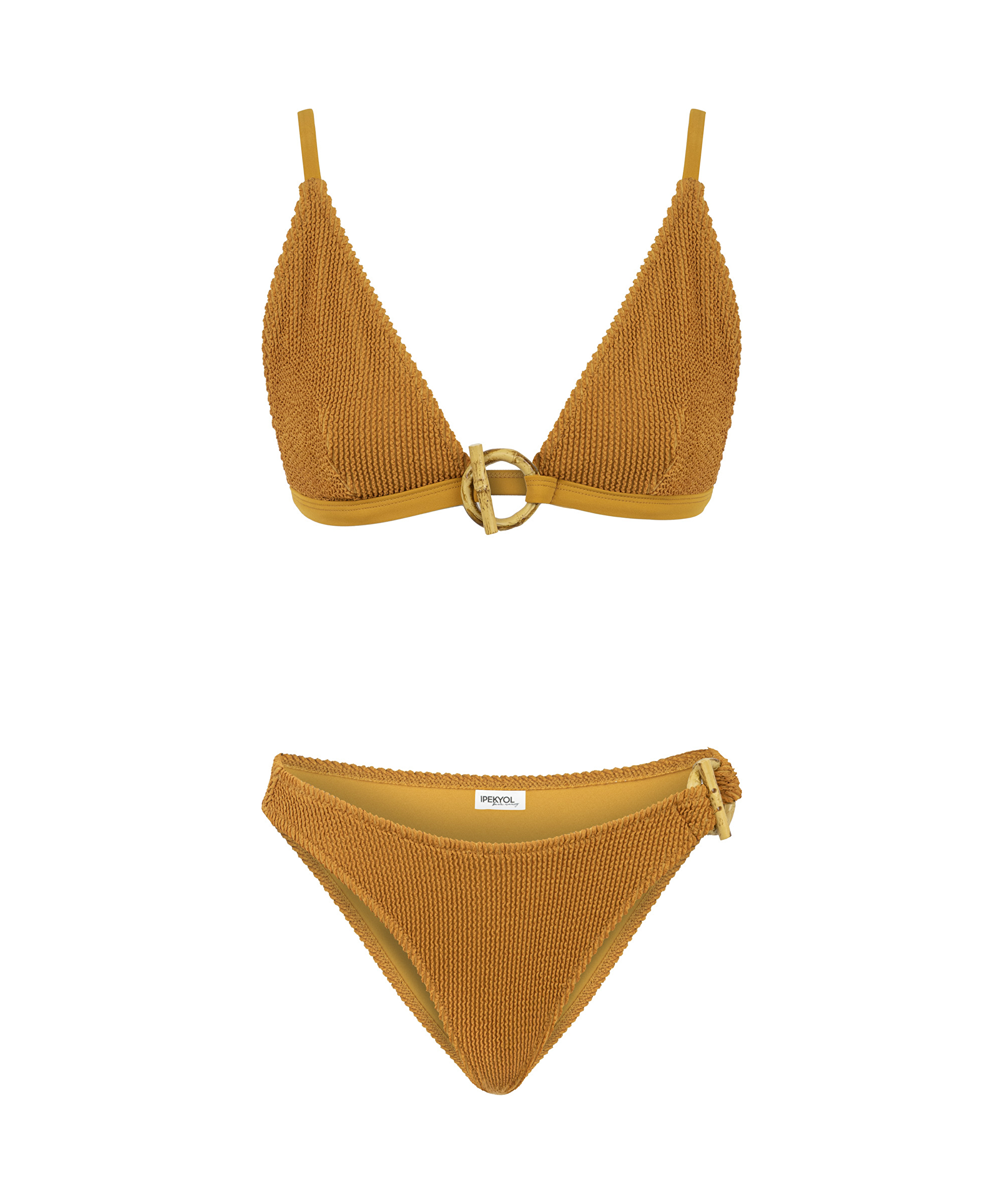 Aksesuarlı ve dokulu bikini seti_2