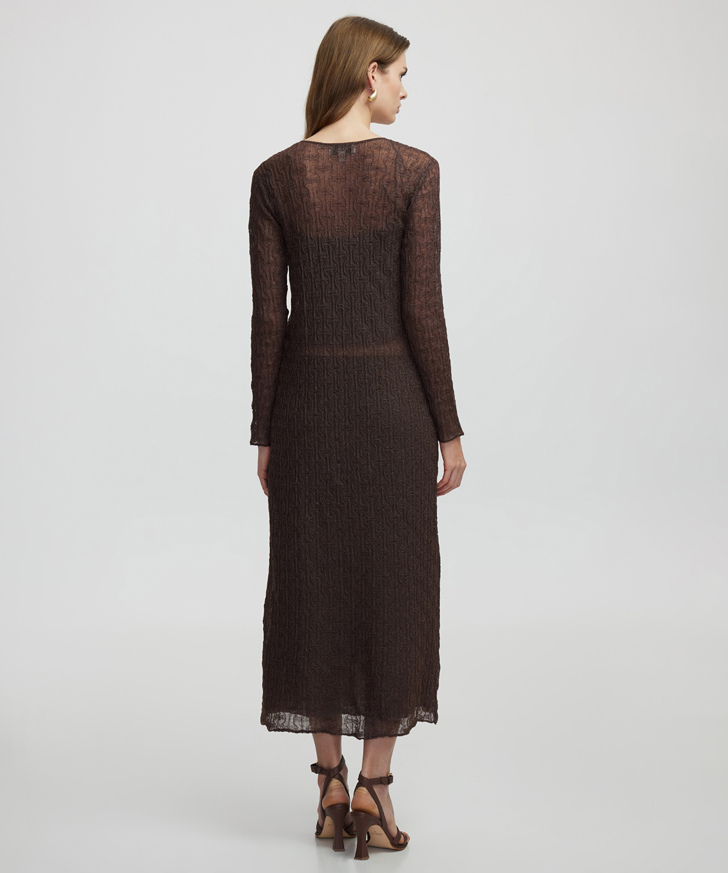 Lurex iplikli uzun hırka_3