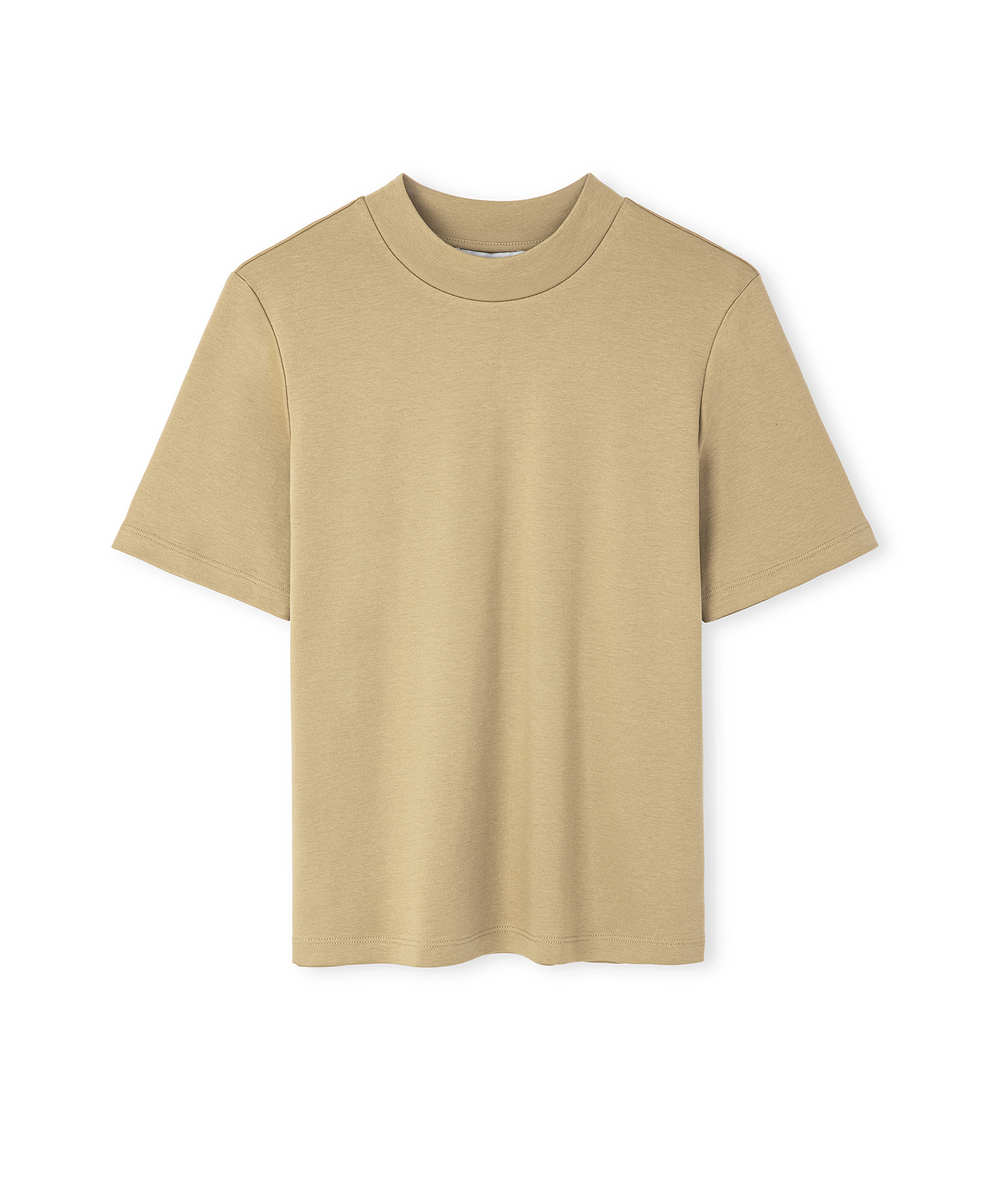 Dik yaka basic tişört_4
