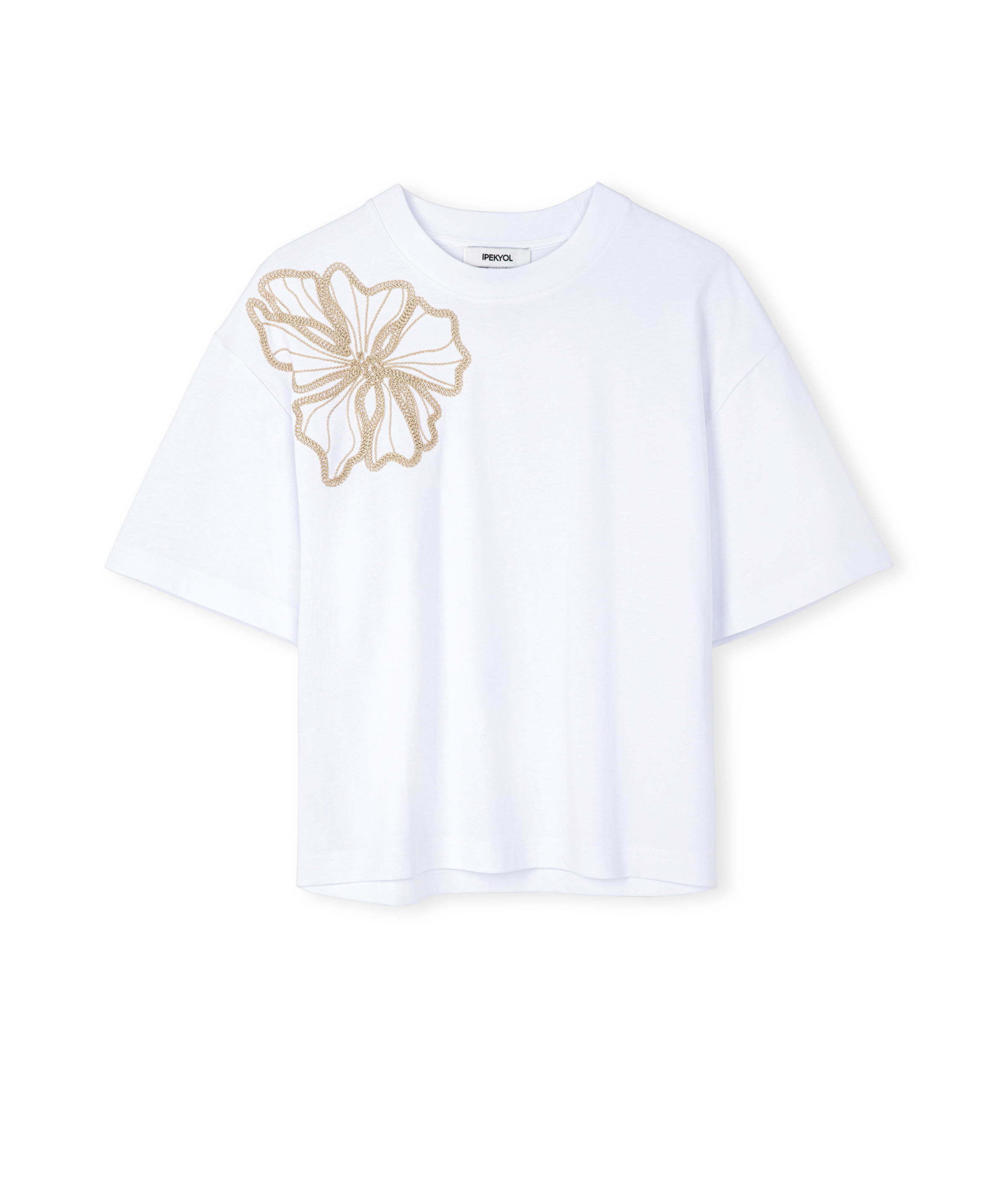 Floral nakışlı tişört_4