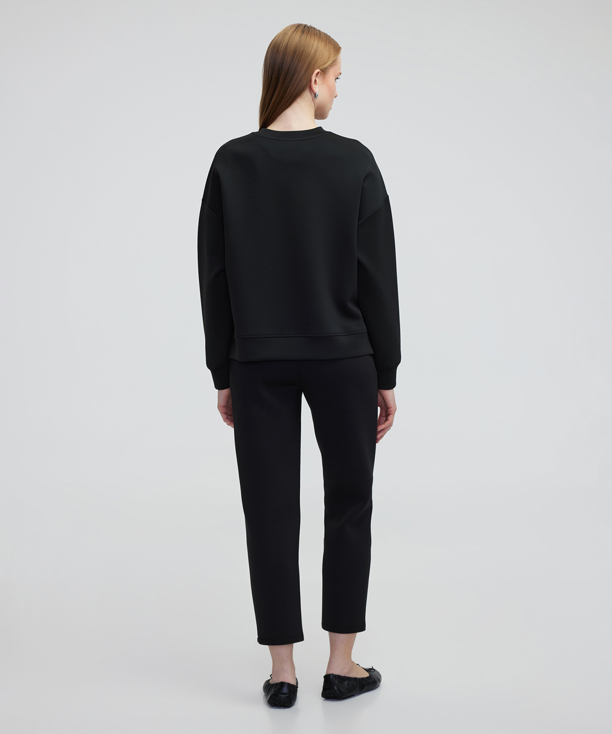 Düşük omuz scuba sweatshirt_4