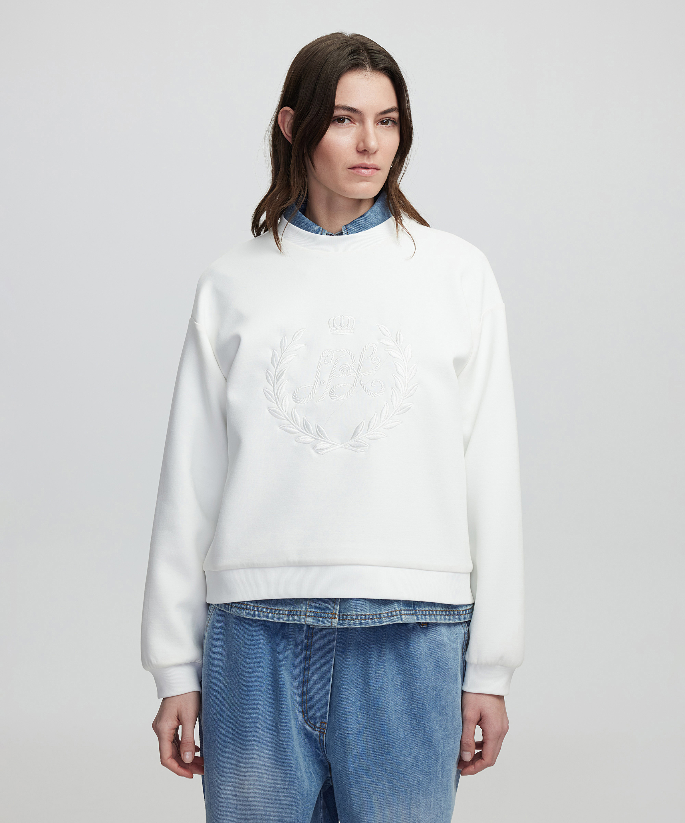 Nakışlı sweatshirt
