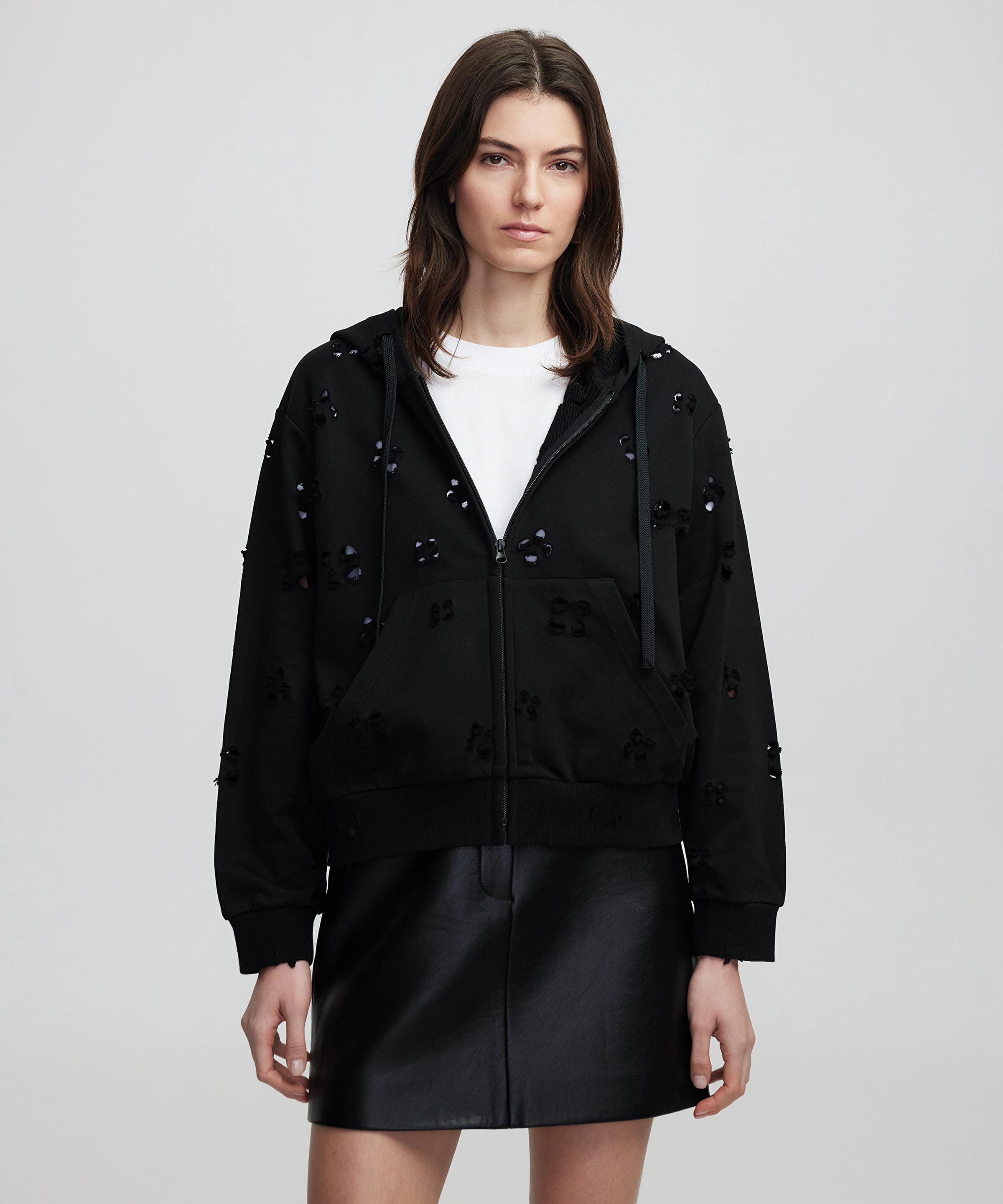 Cutout sweatshirt