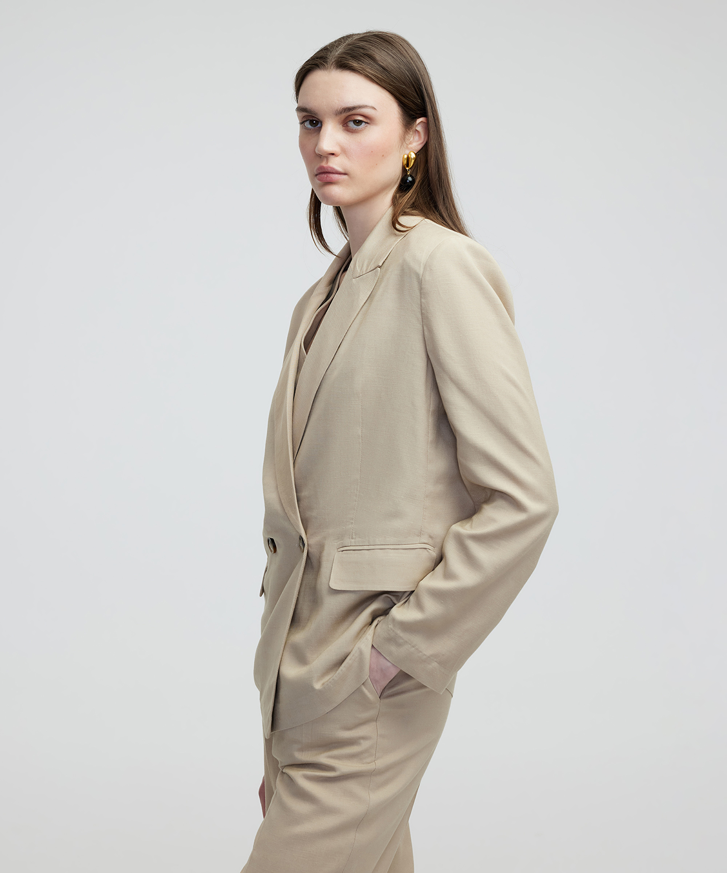Keten karışımlı blazer_1
