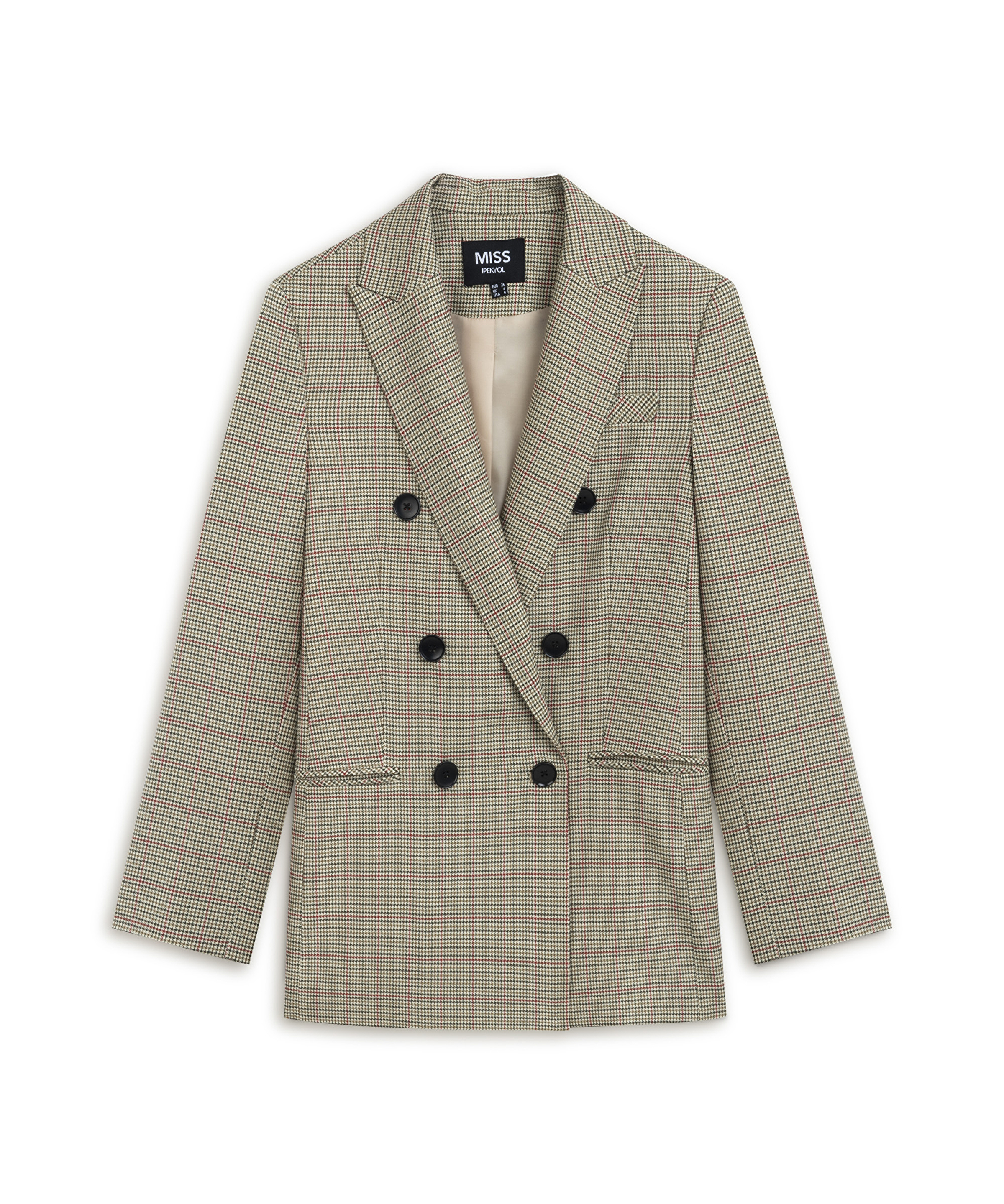 Kazayağı desen kruvaze blazer_5