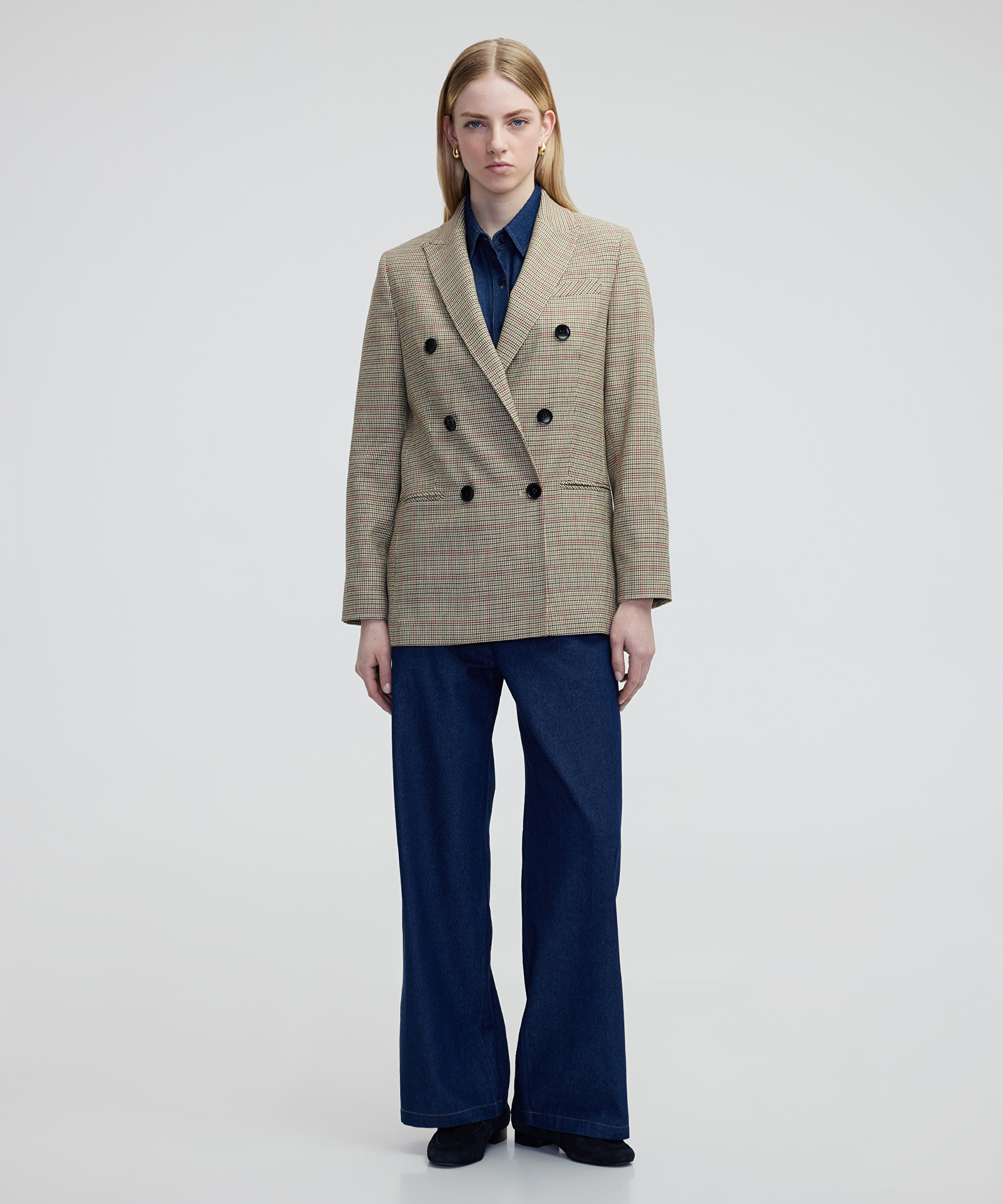 Kazayağı desen kruvaze blazer_3