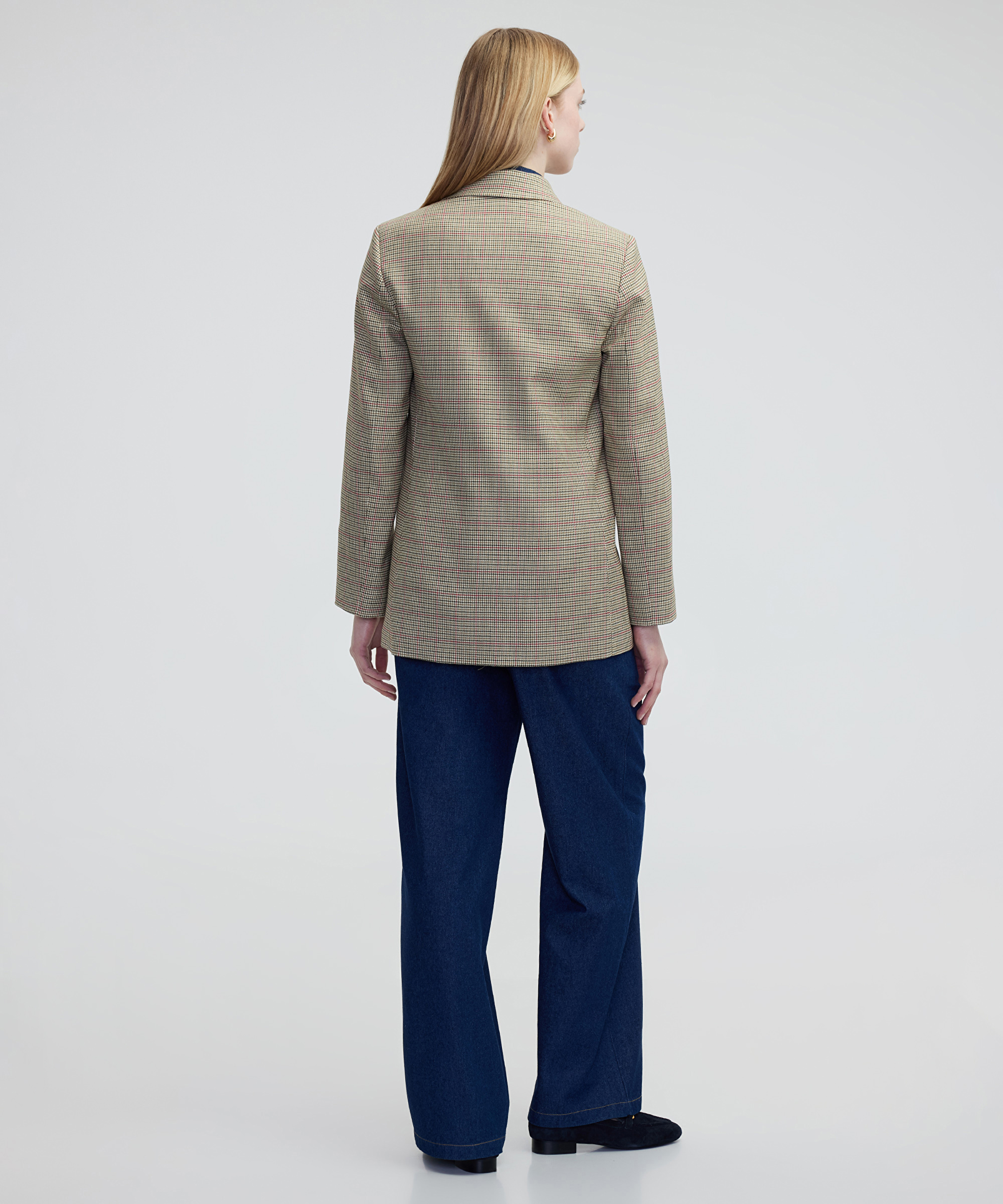 Kazayağı desen kruvaze blazer_4