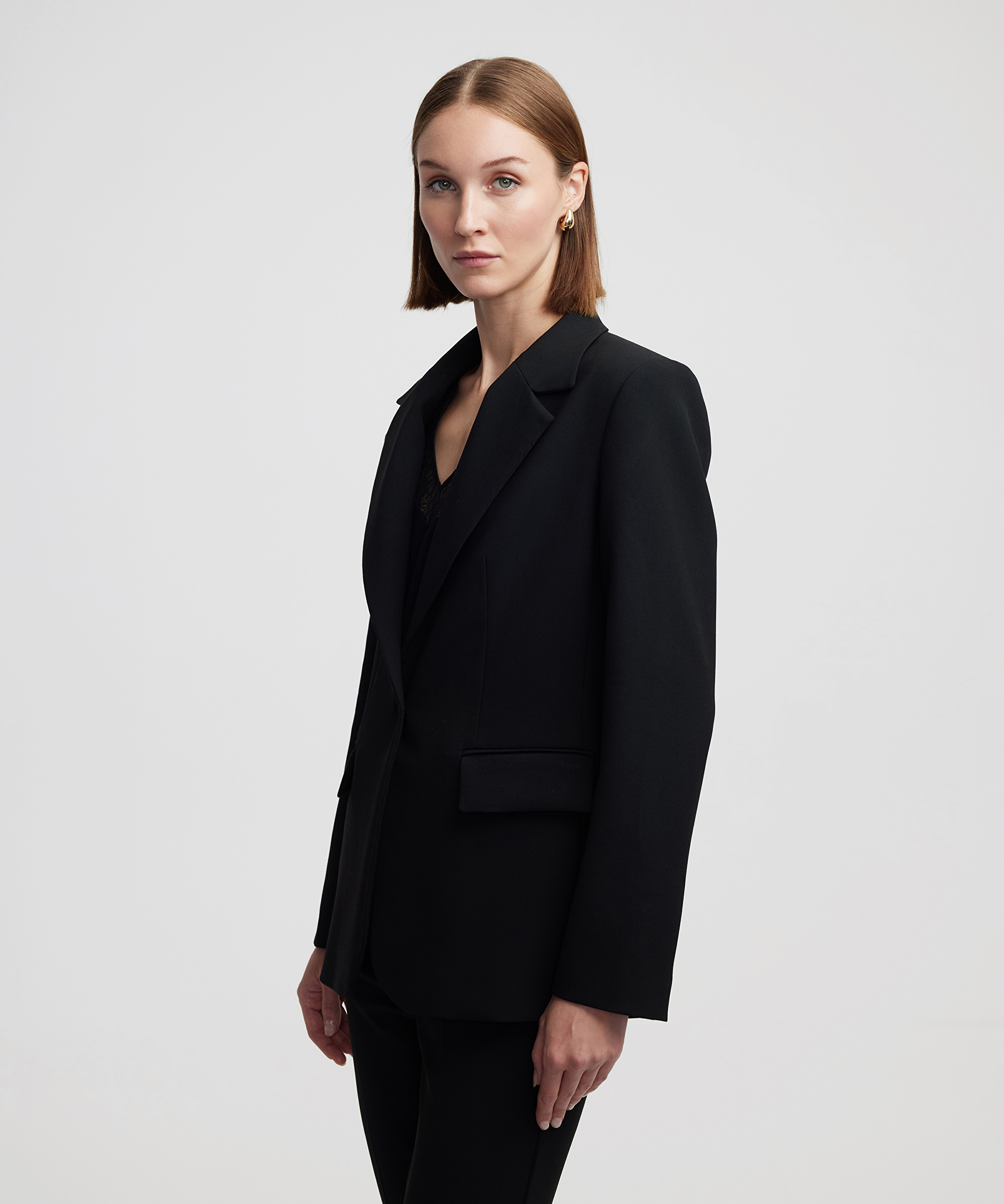 Vatkalı cep kapaklı blazer_1