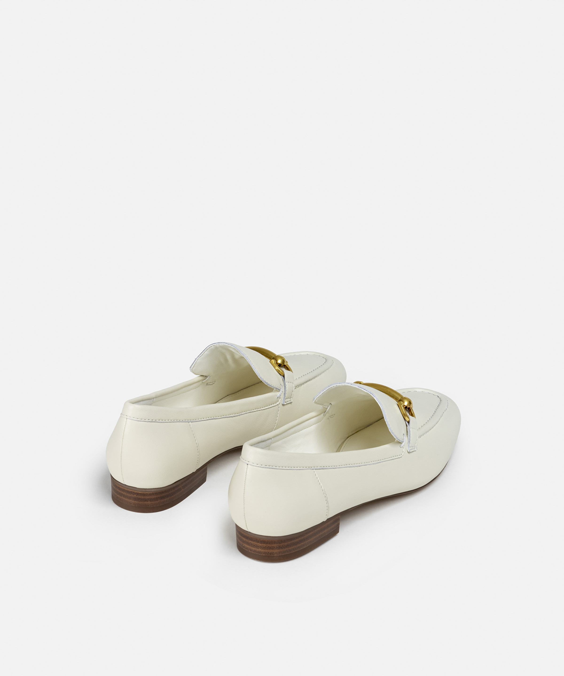 Tokalı deri loafer_3
