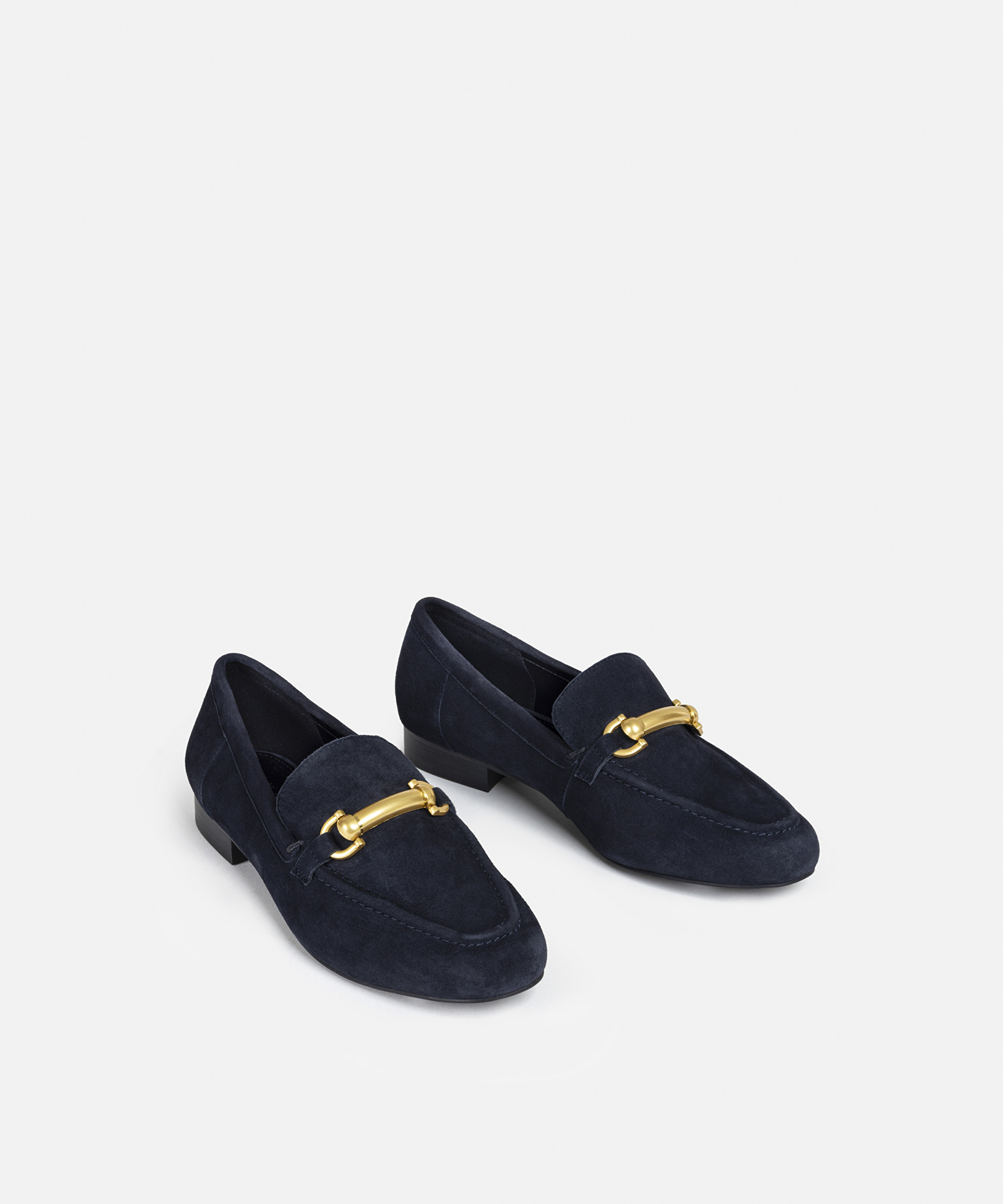 Tokalı deri loafer_2
