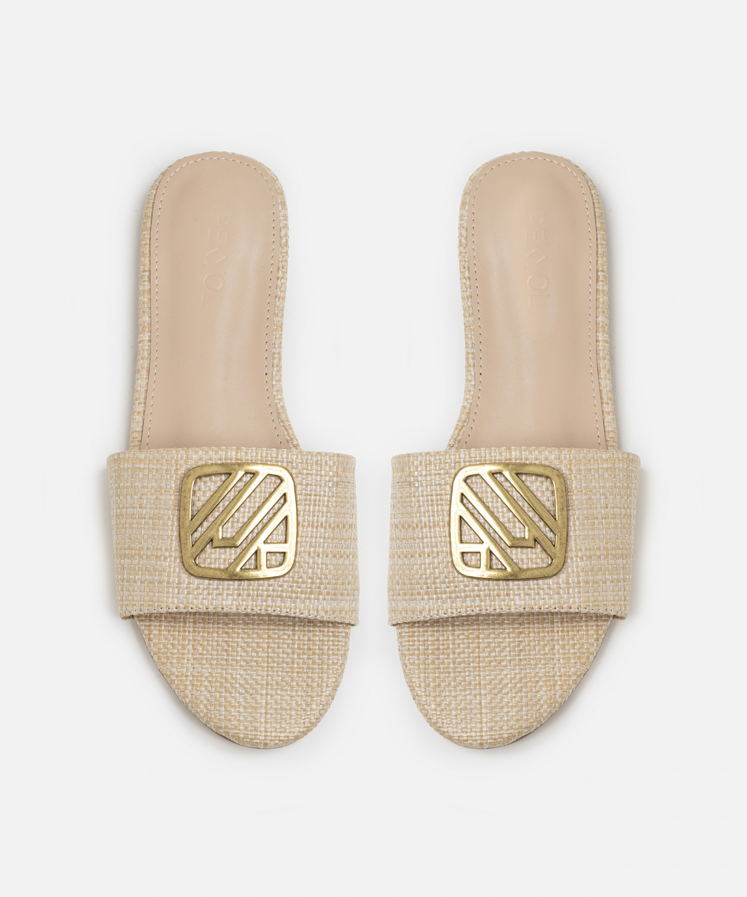 Monogram tokalı terlik_4