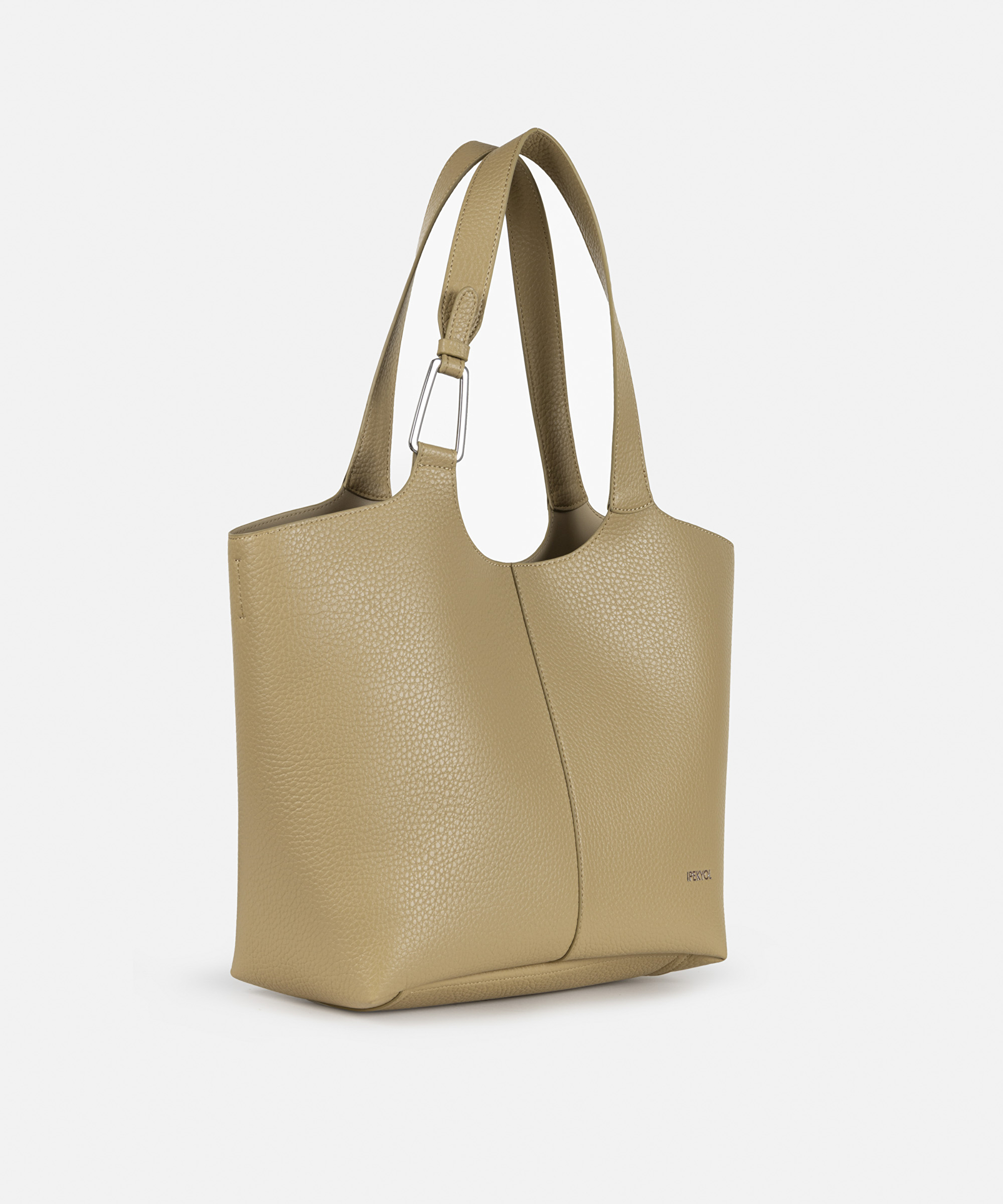 Metal tokalı tote çanta_2