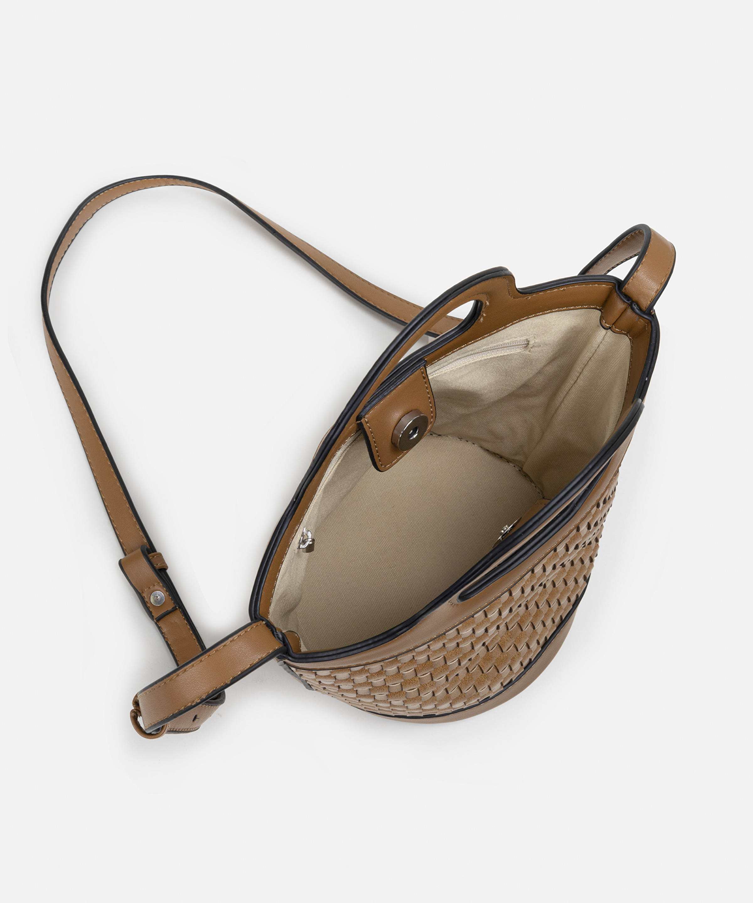 Örgü dokulu bucket çanta_4