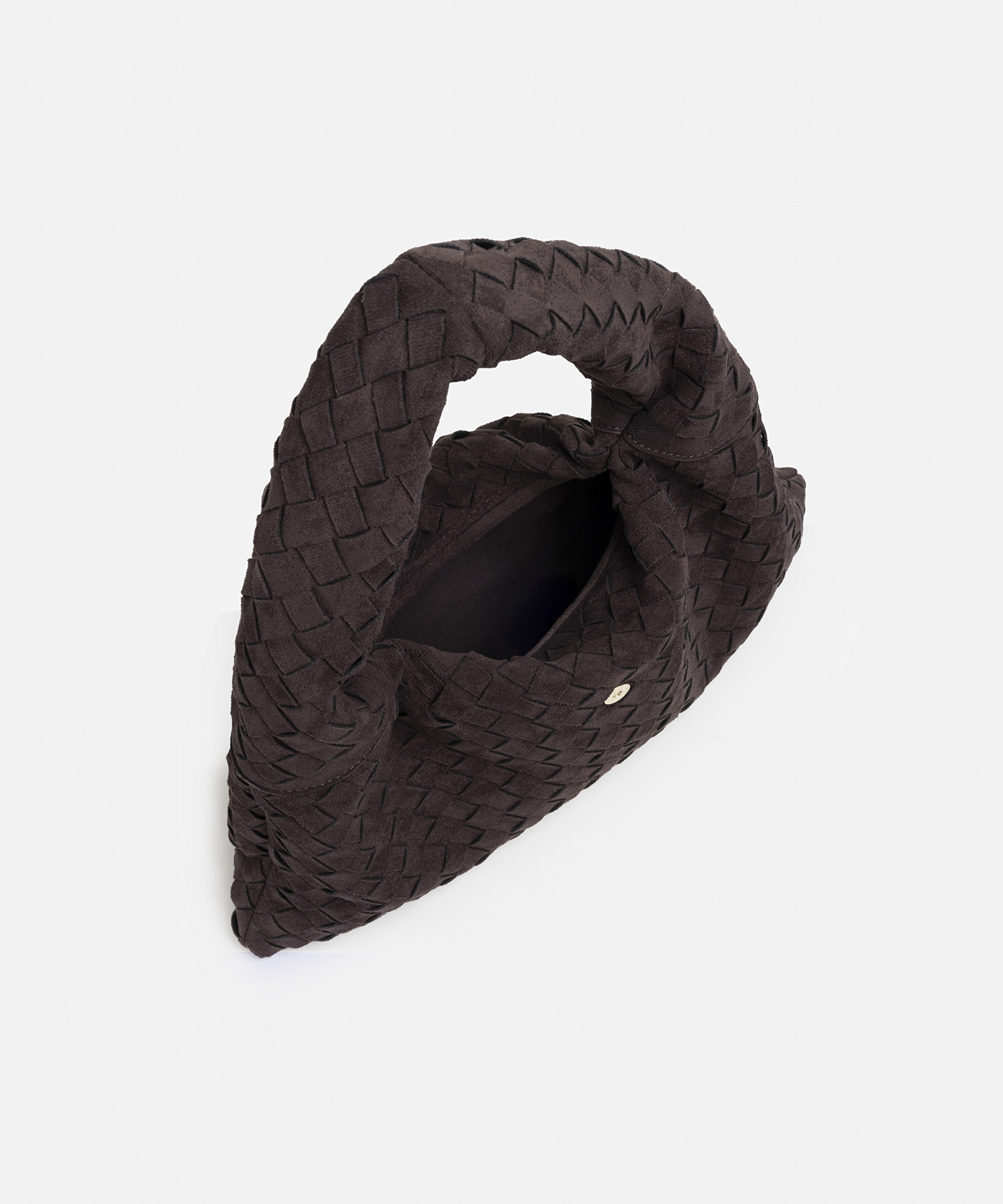 Örgü dokulu monogram tokalı çanta_3