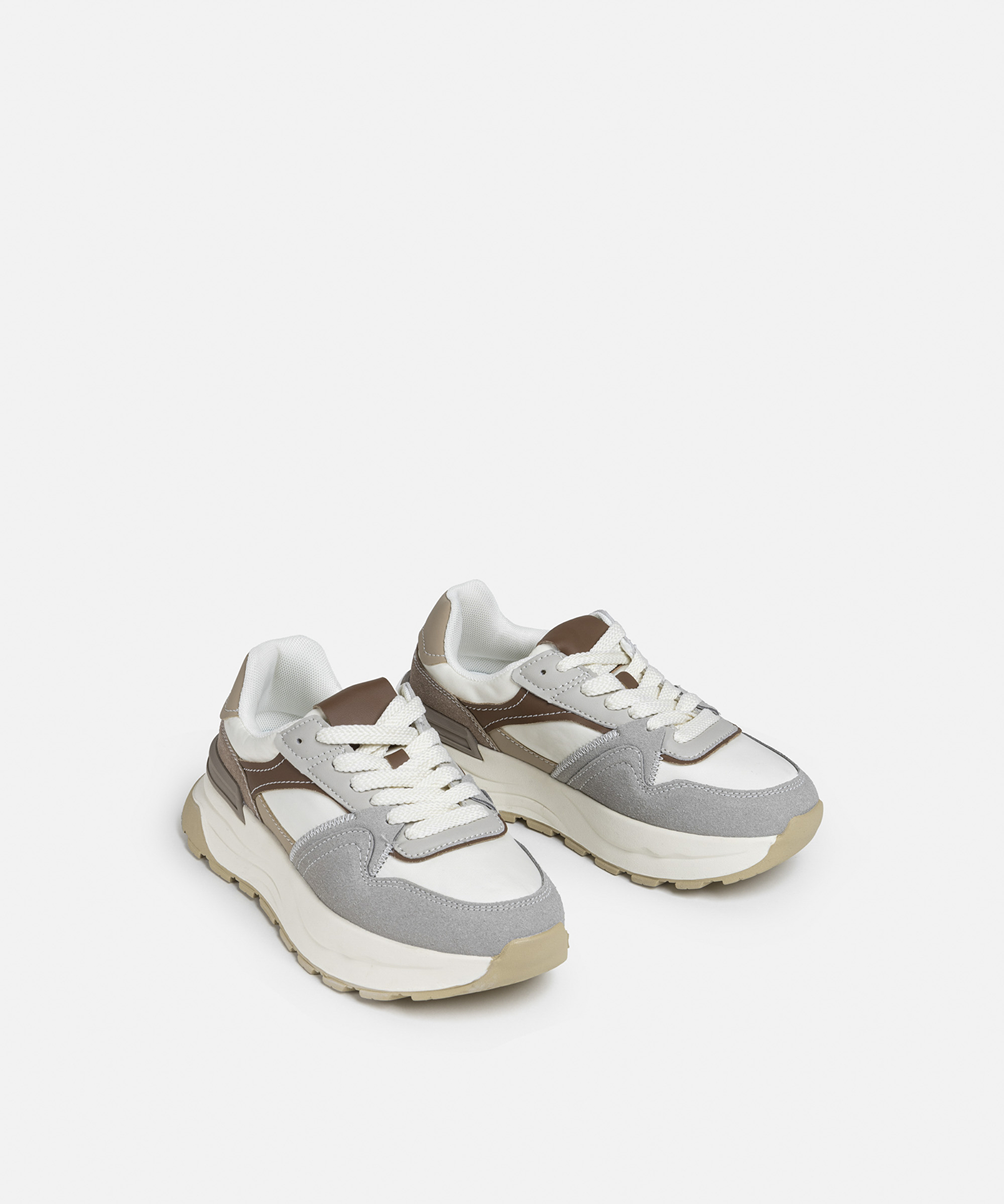 Kontrast dokulu colorblock sneaker_2