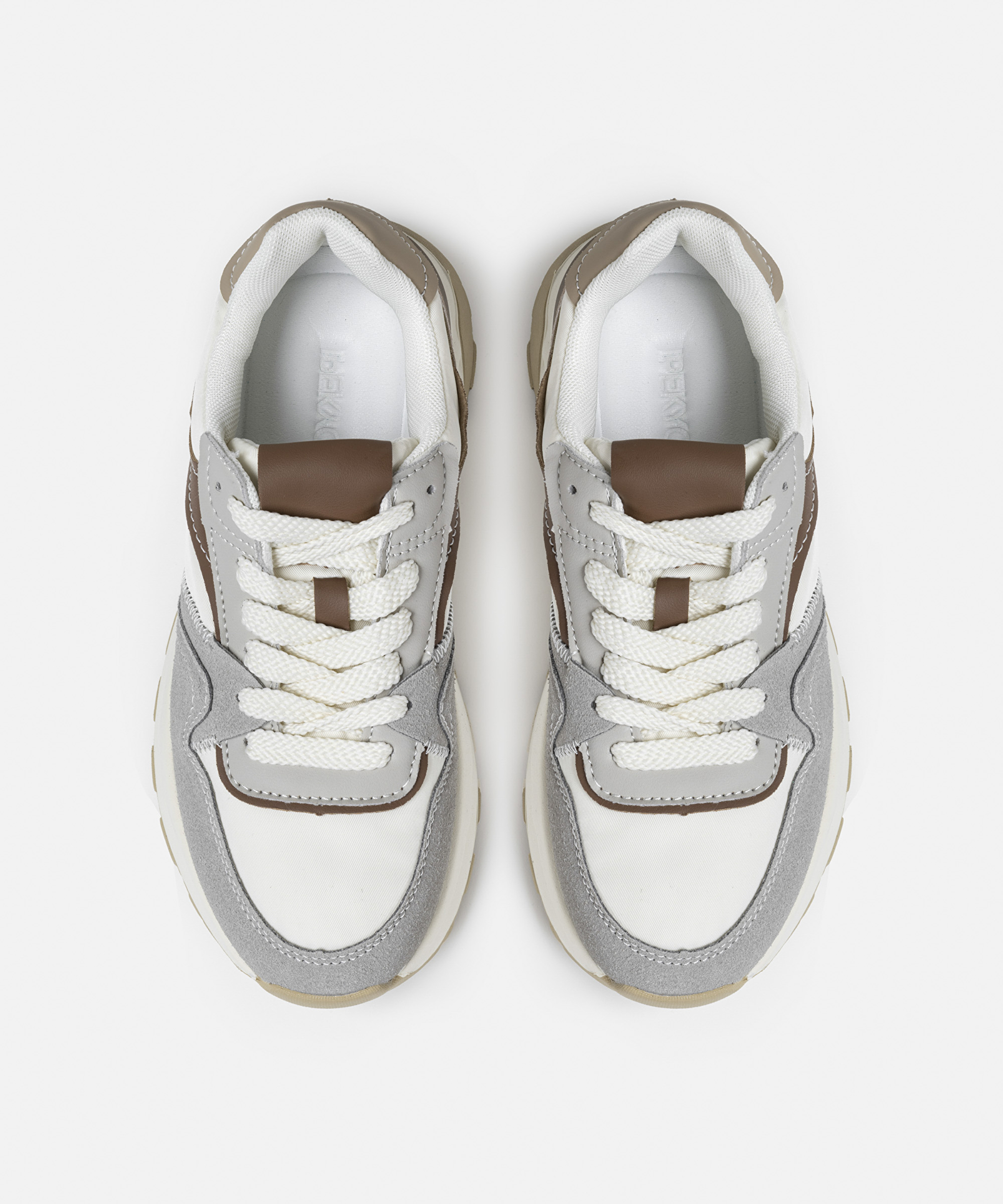 Kontrast dokulu colorblock sneaker_4