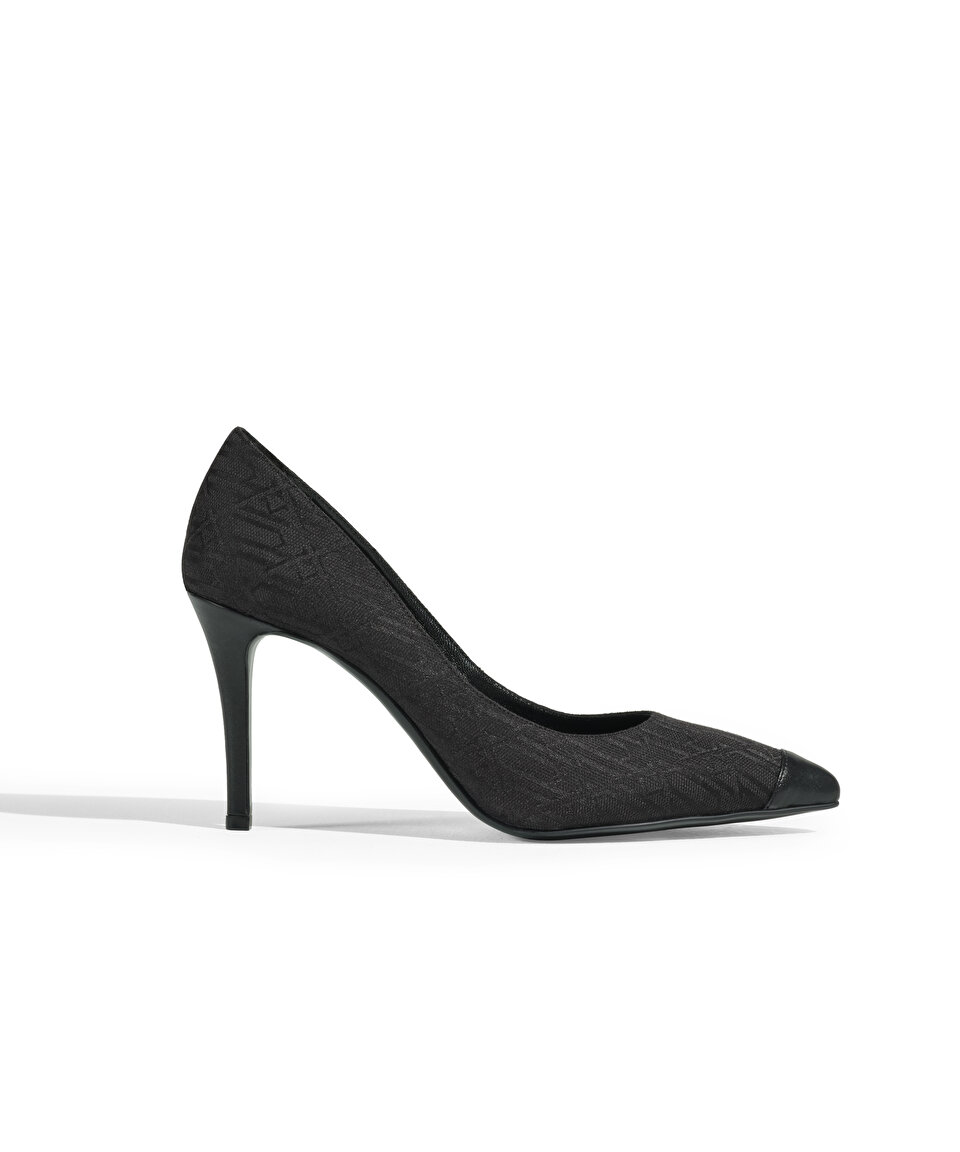İpekyol - Monogram topuklu ayakkabı